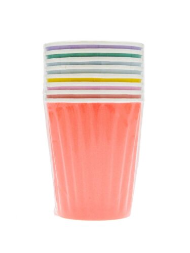 Pappbecherset &quot;gldPARTYINACUP&quot; bunter Mix