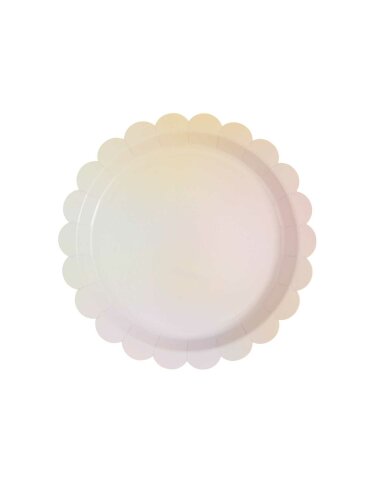 Papptellerset "gldSPEKTRUM" in pastell