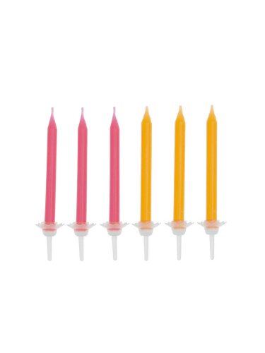 Kuchen-Kerzen “gldSHINE” in Neon