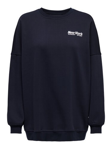 Blaues Oversize Sweatshirt &quot;gldDAZE&quot;