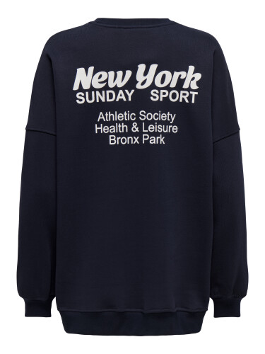 Blaues Oversize Sweatshirt &quot;gldDAZE&quot;