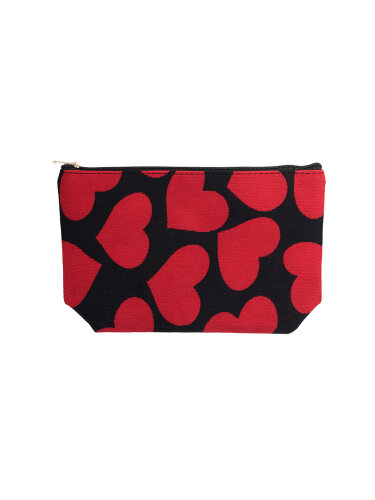 Makeup Tasche "gldELENA" mit Herzchen in...