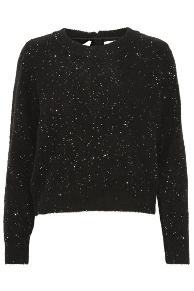 Glitzerpullover &quot;gldANNLIE&quot; mit Schleifendetail