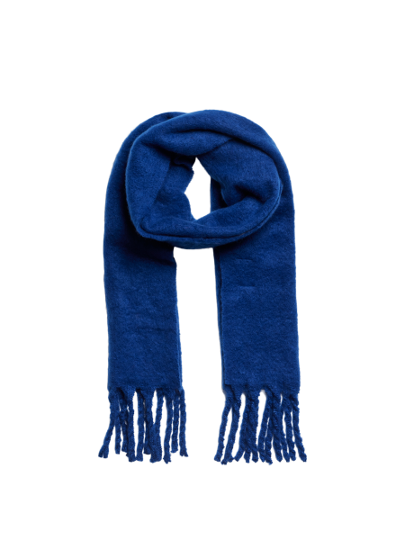 Schal mit Fransen "gldNIKITA" in Bellweather Blue