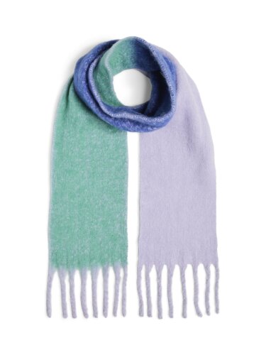 Schal &quot;gldBEA&quot; in gr&uuml;n, blau und pastelllila