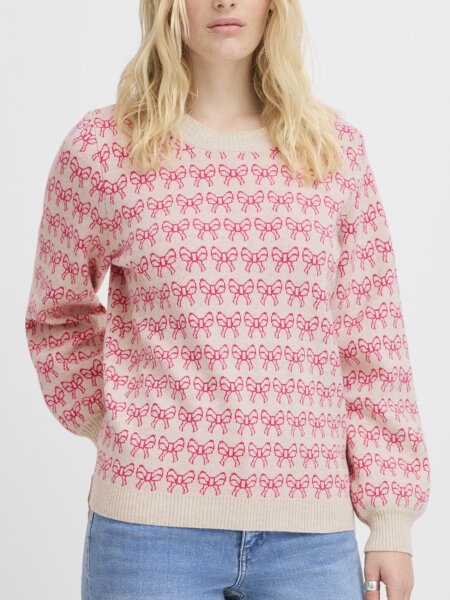 S&uuml;&szlig;er Pullover &quot;gldBRIELLE&quot; mit pinken Schleifchen