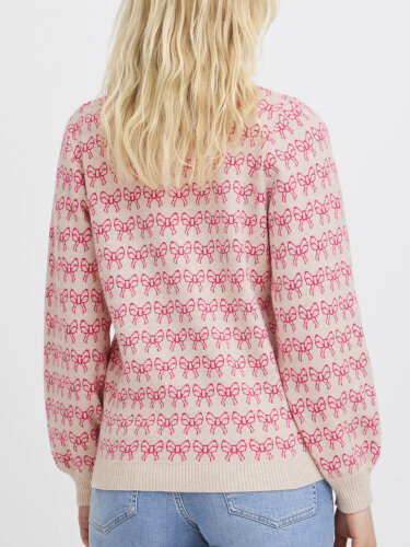 S&uuml;&szlig;er Pullover &quot;gldBRIELLE&quot; mit pinken Schleifchen