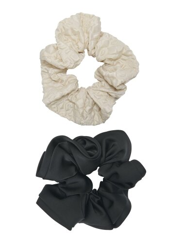 Scrunchie "gldMARIKA" in beige oder schwarz