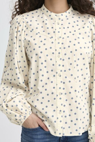 Bluse &quot;gldVINOLA&quot; mit P&uuml;nktchen