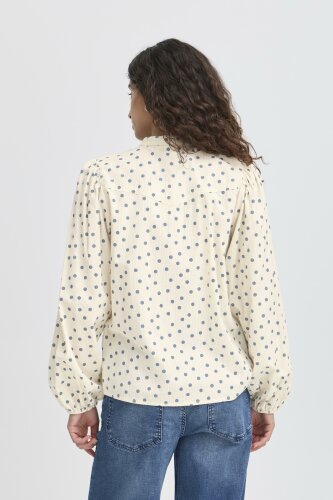 Bluse &quot;gldVINOLA&quot; mit P&uuml;nktchen