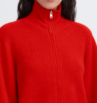 Strickjacke &quot;gldDUCIE&quot; in rot