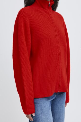 Strickjacke &quot;gldDUCIE&quot; in rot