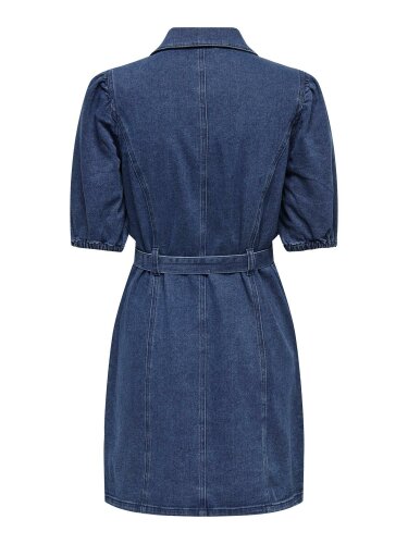 Kurzes Jeanskleid &quot;gldVIBBE&quot; in Medium Blue Denim