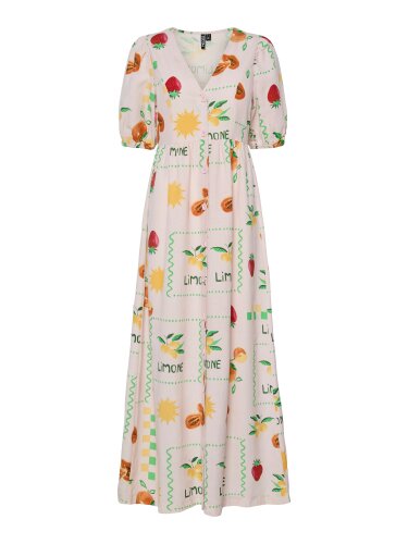 Langes Leinen-Kleid "gldLIMONE"