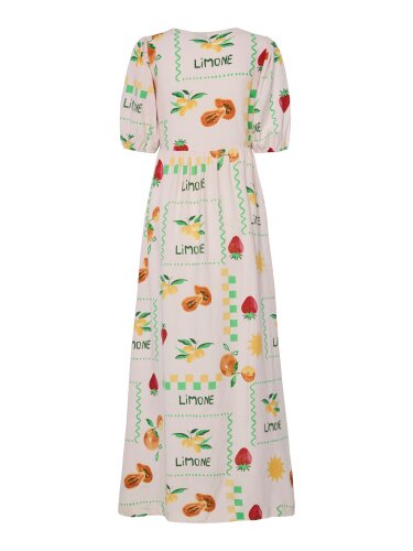 Langes Leinen-Kleid "gldLIMONE"