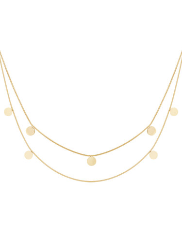 Doppelte Kette "gldCHARLY" in gold