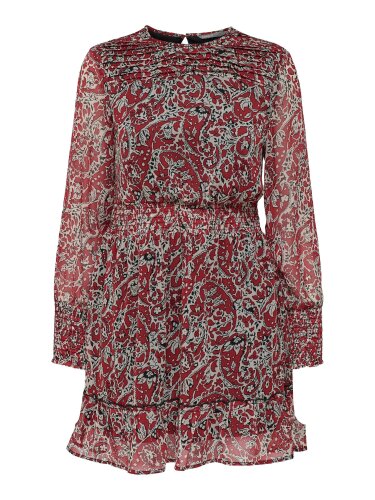 Gesmoktes kurzes Kleid "gldIRENA” in urban red