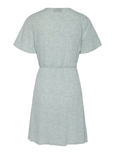 Hellblaues Wickelkleid "gldTALA" aus Viskose