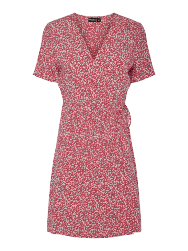 Pinkes Wickelkleid &quot;gldTALA&quot; aus Viskose