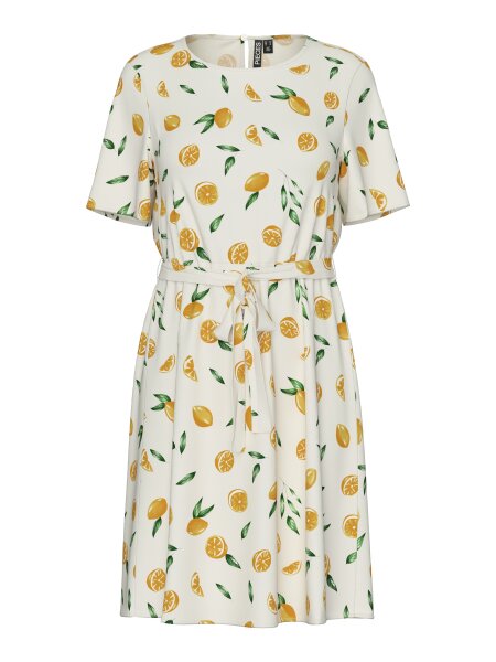 Kurzes Kleid &quot;gldNYA&quot; mit Zitronen aus Viscose