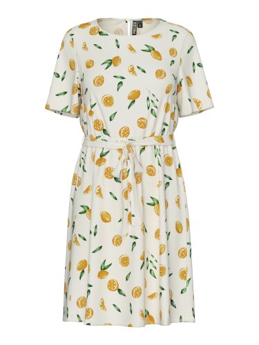 Kurzes Kleid "gldNYA" mit Zitronen aus Viscose
