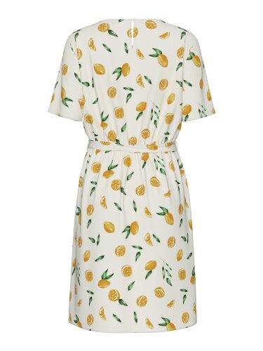 Kurzes Kleid "gldNYA" mit Zitronen aus Viscose