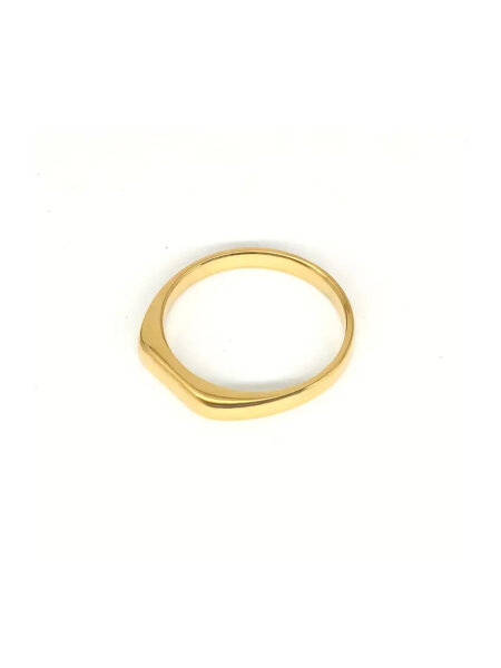 Geometrischer Ring &quot;gldLINI&quot; in gold