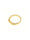 Geometrischer Ring &quot;gldLINI&quot; in gold
