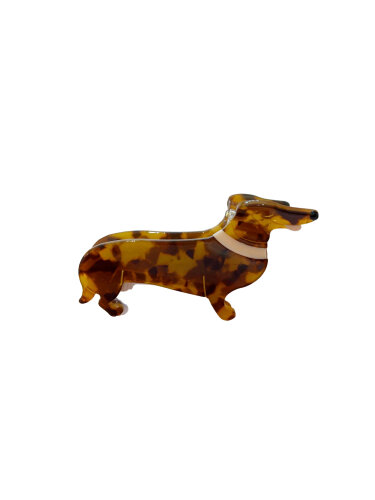 Dackelhaarklammer &quot;gldSAUSAGE&quot;