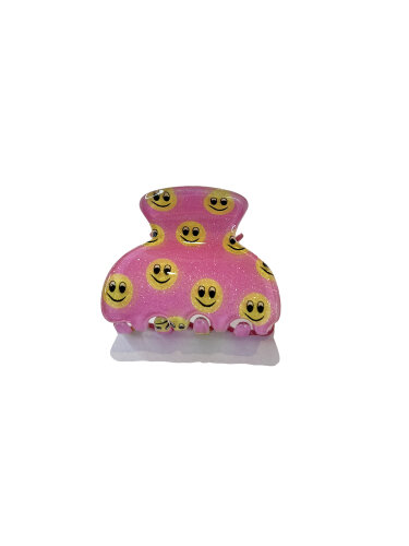 Haarspange "gldLOTTI" mit Smileys groß