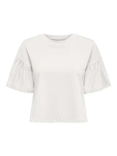 T-Shirt &quot;gldALEX&quot; mit Spitzendetails am Arm in...