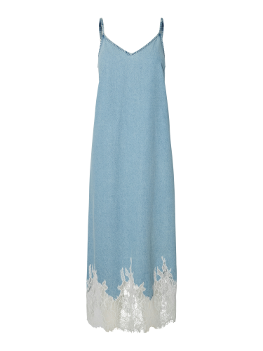 Midi Dress "gldFENI" in light blue denim