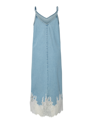 Midi Dress "gldFENI" in light blue denim