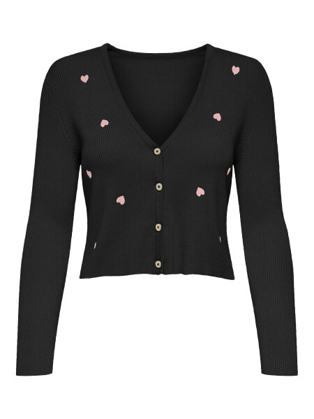 Strickjacke mit Herzchen &quot;gldEMBA&quot; in zwei Farben