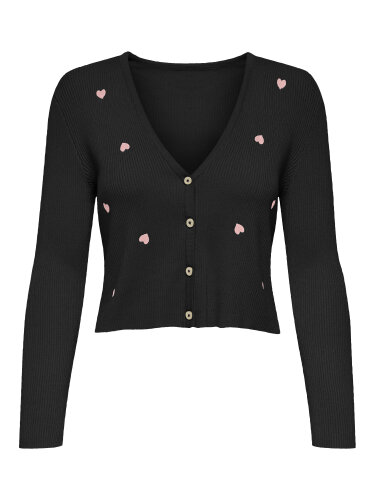 Strickjacke mit Herzchen &quot;gldEMBA&quot; in zwei Farben
