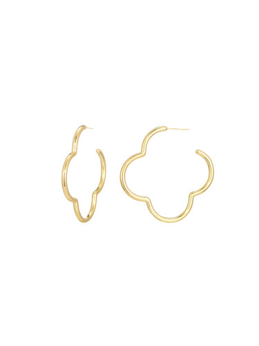 Ohrringe &quot;gldSISSI&quot; in Blumenform in gold