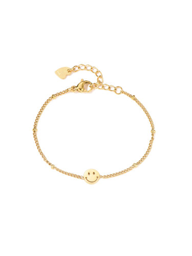 Armband &quot;gldSMILEY&quot; in gold