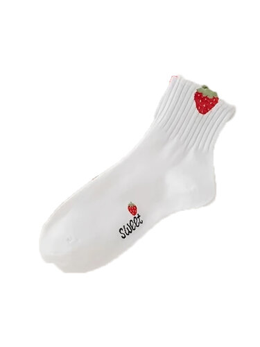 Socken "gldSWEET" mit Erdbeere
