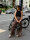One-Size Hose &quot;gldLAIKA&quot; mit Leo-Print