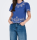 Blaues T-Shirt &quot;gldVERA&quot; aus Baumwolle
