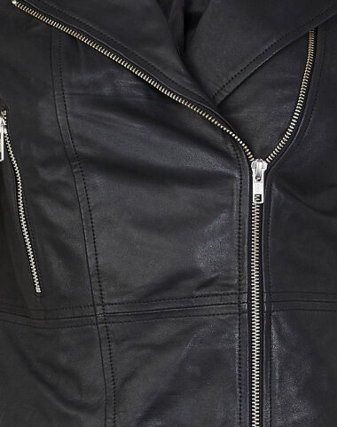 Lederjacke &quot;gldSOPHIE&quot; in schwarz