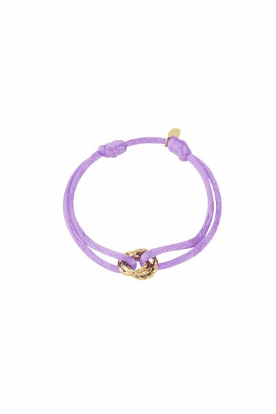 Armband &quot;gldALEXA&quot; in lila