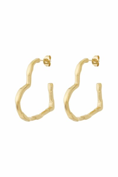 Herz-Creolen &quot;gldDEBBIE&quot; in gold