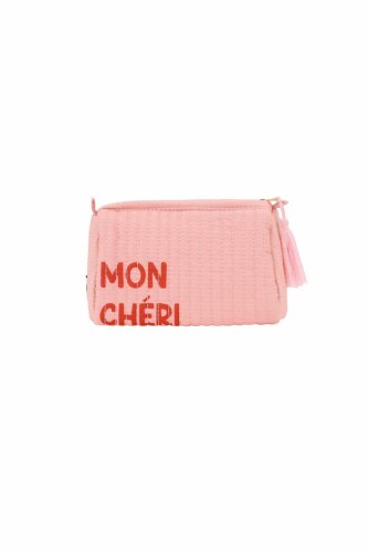 Make-up-Bag "gldMONCHERIE" rosa in klein