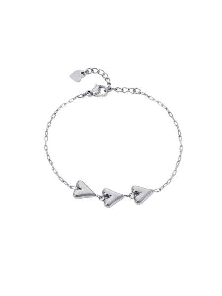 S&uuml;&szlig;es Herzchen-Armband &quot;gldSABINA&quot; in silber