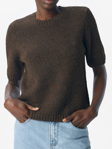 Kurzarm Strickpulli &quot;gldSAGGIA&quot; in zwei Farben