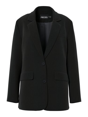 Schwarzer Blazer &quot;gldKAMIL&quot; aus recycelten...