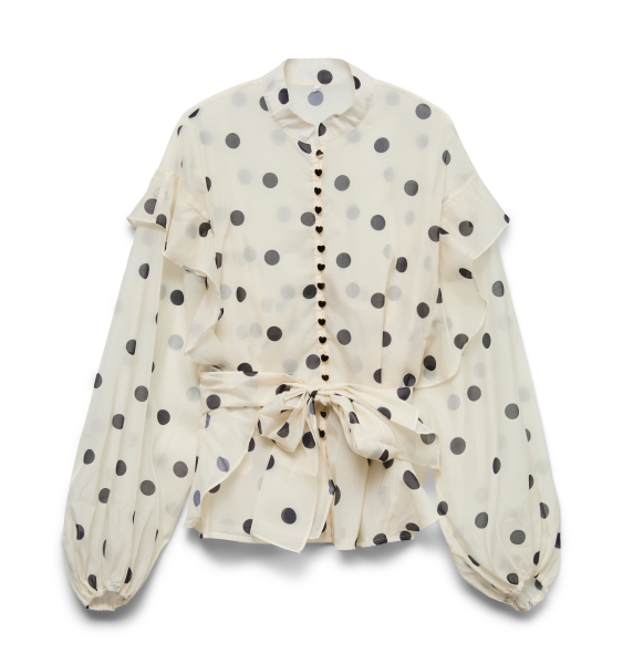 Bluse "gldDOROTHY" mit Punkten