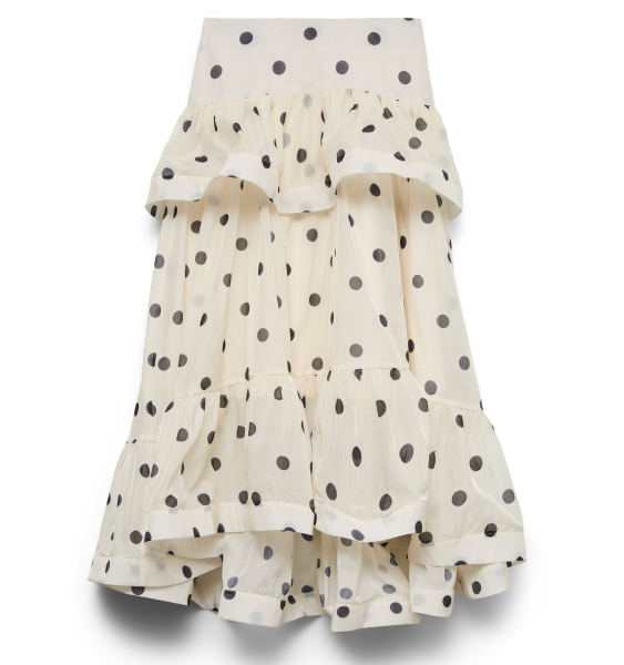 Midirock "gldDOROTHY" mit Punkten