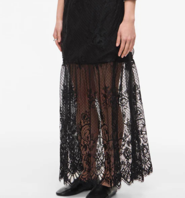 Langer Rock "gldLEYA" in anthrazit